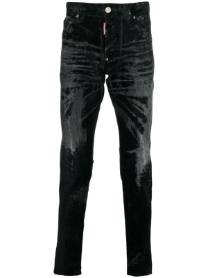 

Distressed mid-rise skinny jeans, Dsquared2 Distressed mid-rise skinny jeans