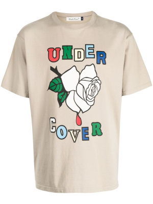 

Rose cotton T-shirt, Undercover Rose cotton T-shirt