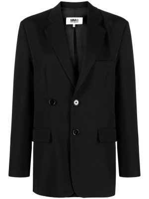 

Tailored single-breasted blazer, MM6 Maison Margiela Tailored single-breasted blazer