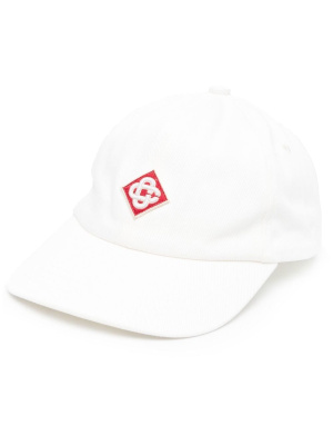 

Logo-patch detail baseball cap, Casablanca Logo-patch detail baseball cap