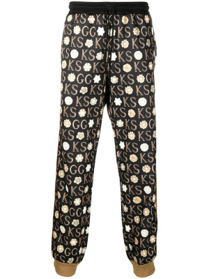 

X Ken Scott print track pants, Gucci X Ken Scott print track pants