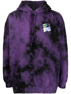 

Sid graphic-print tie-dye hoodie, Ripndip Sid graphic-print tie-dye hoodie