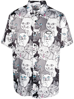

Graphic-print short-sleeved shirt, Ripndip Graphic-print short-sleeved shirt