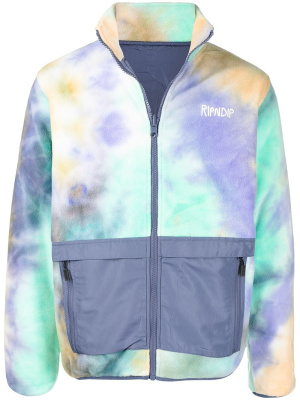 

Tie-dye zip-up jacket, Ripndip Tie-dye zip-up jacket