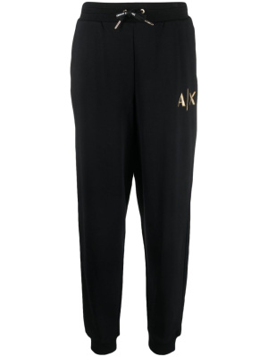 

Logo-print cotton track pants, Armani Exchange Logo-print cotton track pants