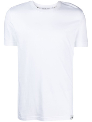 

Logo-patch crew-neck T-shirt, Calvin Klein Jeans Logo-patch crew-neck T-shirt