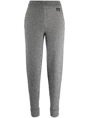 

Houndstooth-pattern print trousers, Ralph Lauren Collection Houndstooth-pattern print trousers