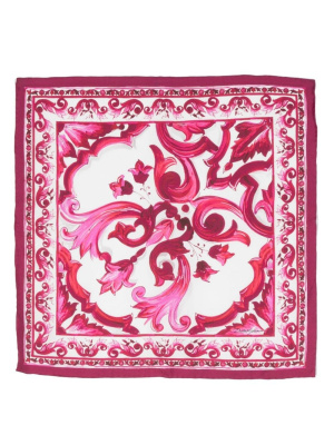 

Majolica-print silk scarf, Dolce & Gabbana Majolica-print silk scarf