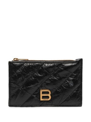 

Crush quilted leather cardholder, Balenciaga Crush quilted leather cardholder