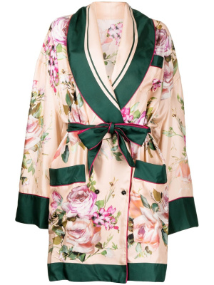 

Floral-print silk top, Dolce & Gabbana Floral-print silk top