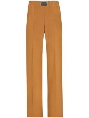 

Logo-plaque straight-leg trousers, Dolce & Gabbana Logo-plaque straight-leg trousers