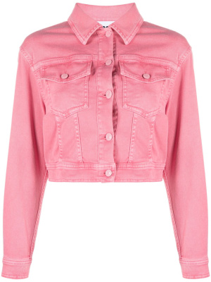 

Cropped denim jacket, Moschino Cropped denim jacket