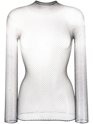 

Sheer long-sleeve top, Moschino Sheer long-sleeve top