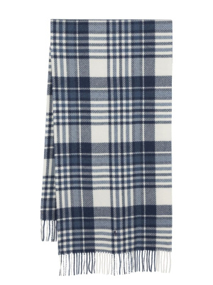 

Herringbone-pattern fringe-detailing scarf, Polo Ralph Lauren Herringbone-pattern fringe-detailing scarf
