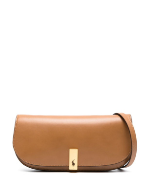 

Medium Polo ID leather clutch bag, Polo Ralph Lauren Medium Polo ID leather clutch bag