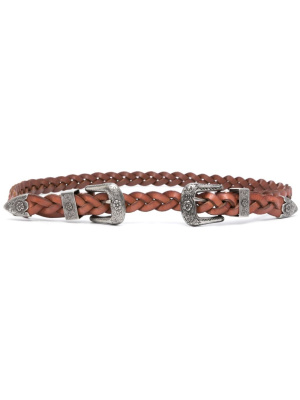 

Braided double-buckle belt, Polo Ralph Lauren Braided double-buckle belt
