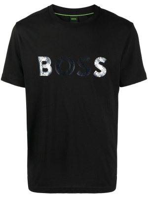 

Logo-print cotton T-shirt, BOSS Logo-print cotton T-shirt