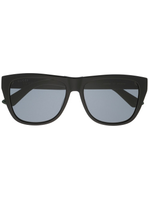 

Web-stripe D-frame sunglasses, Gucci Eyewear Web-stripe D-frame sunglasses