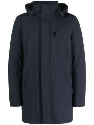 

Logo-patch padded coat, Woolrich Logo-patch padded coat