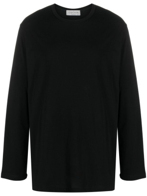 

Long-sleeve cotton T-shirt, Yohji Yamamoto Long-sleeve cotton T-shirt