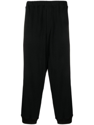 

Drop-crotch cotton track pants, Yohji Yamamoto Drop-crotch cotton track pants