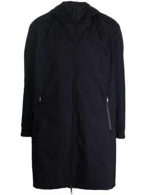 

Reversible zip-up hooded jacket, Emporio Armani Reversible zip-up hooded jacket