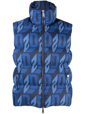 

Logo-print gilet, Dsquared2 Logo-print gilet