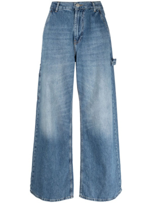 

Wide-leg low-rise jeans, PINKO Wide-leg low-rise jeans
