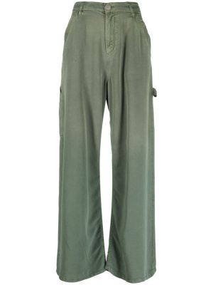 

Oslo faded-effect wide-leg trousers, PINKO Oslo faded-effect wide-leg trousers
