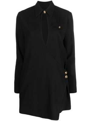 

Asymmetric mini shirtdress, PINKO Asymmetric mini shirtdress