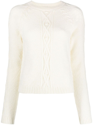 

Cable-knit sweater, RED Valentino Cable-knit sweater