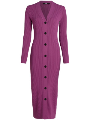 

Button-up ribbed maxi dress, Karl Lagerfeld Button-up ribbed maxi dress