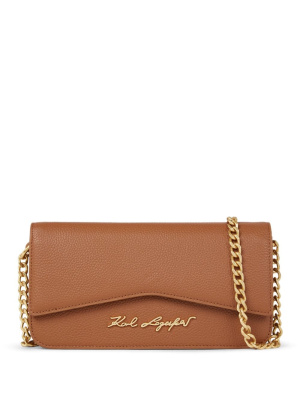 

Evening pebbled leather clutch bag, Karl Lagerfeld Evening pebbled leather clutch bag