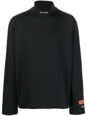 

СТИЛЬ embroidery roll-neck jumper, Heron Preston СТИЛЬ embroidery roll-neck jumper