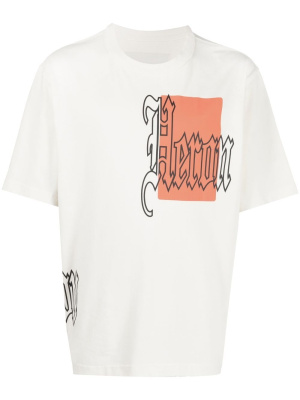 

Logo-print cotton T-shirt, Heron Preston Logo-print cotton T-shirt