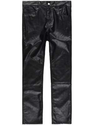 

Leather straight-leg trousers, Pleasures Leather straight-leg trousers