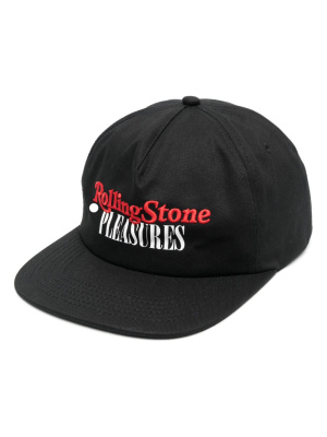 

Rolling Stone logo-print cap, Pleasures Rolling Stone logo-print cap