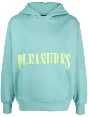 

Latex logo-print hoodie, Pleasures Latex logo-print hoodie