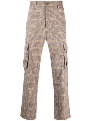 

Origins check-pattern cargo trousers, Pleasures Origins check-pattern cargo trousers