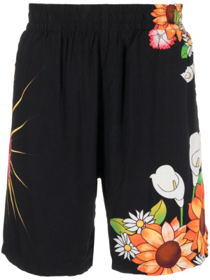 

Heart-print bermuda shorts, Pleasures Heart-print bermuda shorts