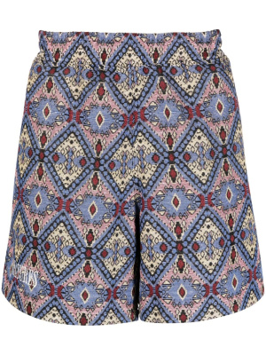 

Zalij-print deck shorts, Pleasures Zalij-print deck shorts