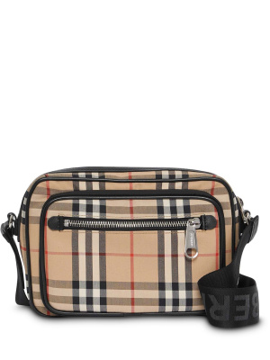 

Vintage Check and Leather Crossbody Bag, Burberry Vintage Check and Leather Crossbody Bag