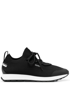 

Logo-print lace-up trainers, HUGO Logo-print lace-up trainers