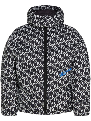 

Monogram-pattern padded jacket, Karl Lagerfeld Jeans Monogram-pattern padded jacket