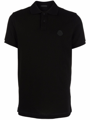 

Tricolour-detail polo shirt, Moncler Tricolour-detail polo shirt