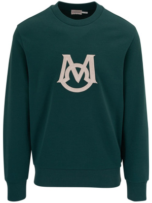 

Logo-appliqué long-sleeve sweatshirt, Moncler Logo-appliqué long-sleeve sweatshirt