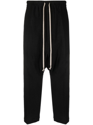 

Drop-crotch virgin-wool trousers, Rick Owens Drop-crotch virgin-wool trousers