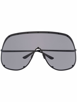 

Oversized shield-frame sunglasses, Rick Owens Oversized shield-frame sunglasses