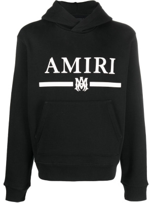 

Logo-print cotton hoodie, AMIRI Logo-print cotton hoodie