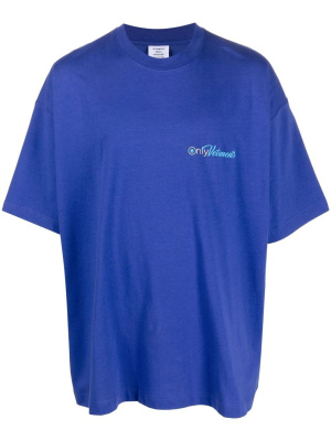 

Logo print short-sleeve T-shirt, VETEMENTS Logo print short-sleeve T-shirt